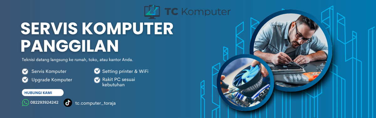 Servis Komputer di Tempat (Home & Office Service)