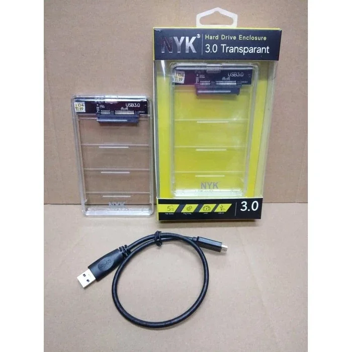 Enclosure HDD/SSD 2.5 inci NYK USB 3.0