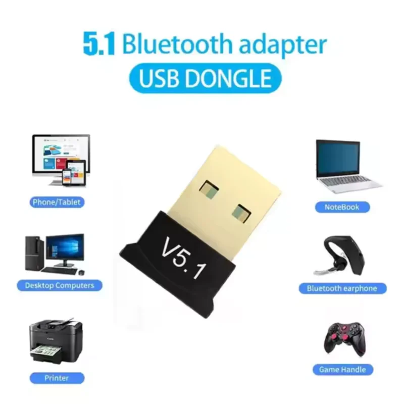 Bluetooth USB Adapter 5.1 untuk PC/Laptop